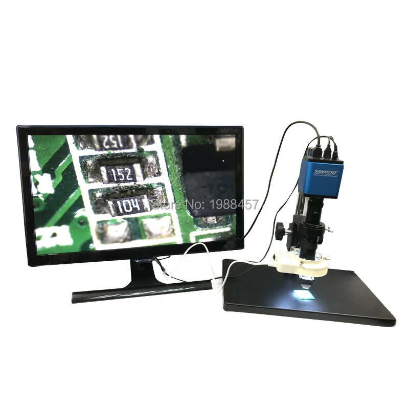 Auto focus 1080PHDMI HD microscope camera +3D side adjustable large field of view 10X-180X magnifying lens video microscope
Auto focus 1080PHDMI HD microscope camera +3D side adjustable large field of view 10X-180X magnifying lens video microscope