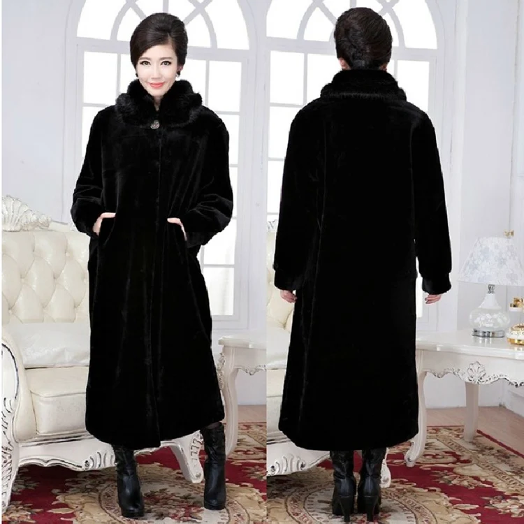Hot Selling Ladies Long Rabbit Fur Coat Winter Overcoat Fur Collar Women Faux Fur Coat
Hot Selling Ladies Long Rabbit Fur Coat Winter Overcoat Fur Collar Women Faux Fur Coat