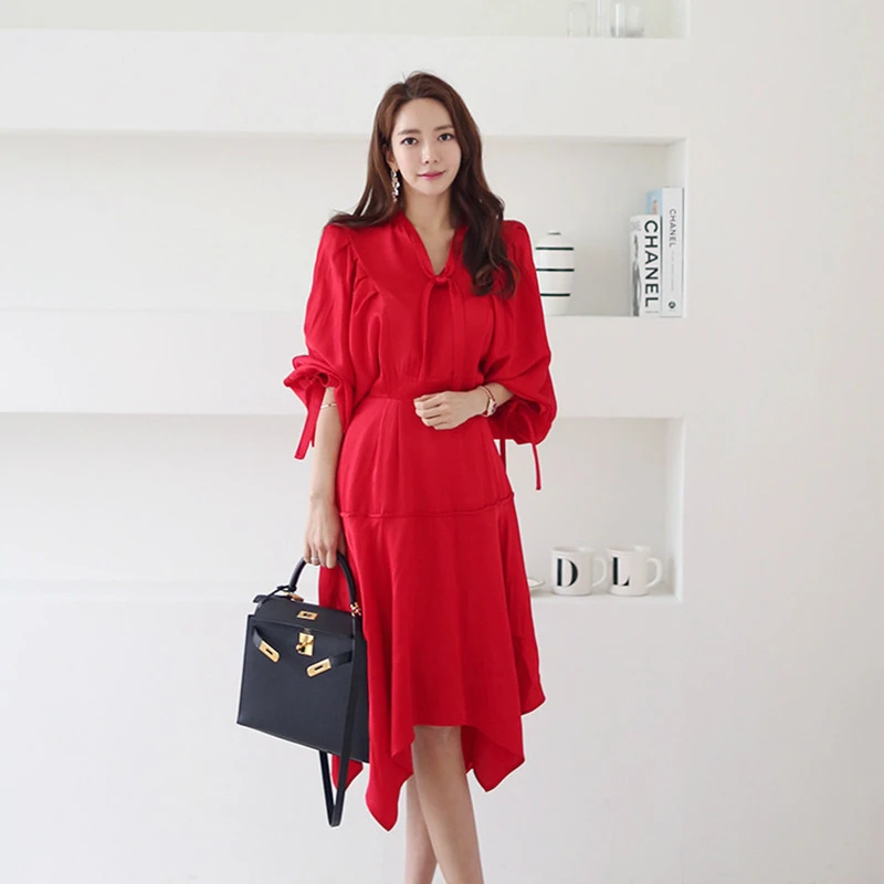 Plus Size Korean Style Asymmetrical Midi Dress Women V-neck Puff Sleeve Black Dress Women Corset Casual Office Work Dress Summer
Plus Size Korean Style Asymmetrical Midi Dress Women V-neck Puff Sleeve Black Dress Women Corset Casual Office Work Dress Summer