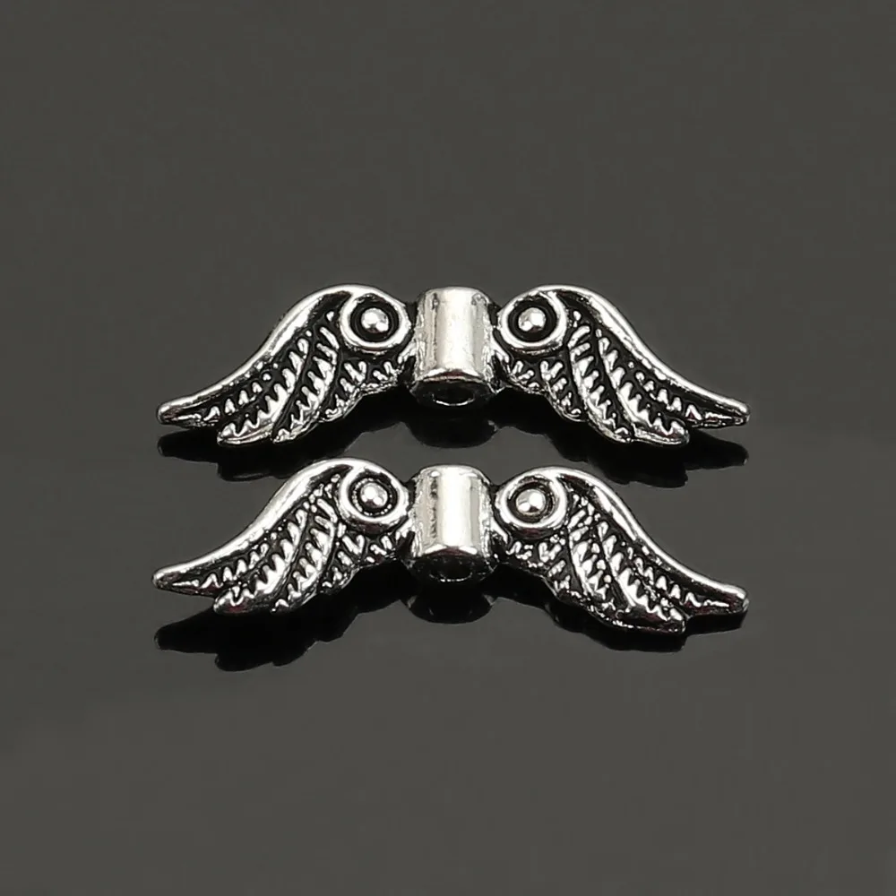 DoreenBeads Vintage Metal Spacer Beads Angel Wing Gold/Antique Silver Color DIY Making Jewelry Accessories About 23mmx7mm,50PCs
DoreenBeads Vintage Metal Spacer Beads Angel Wing Gold/Antique Silver Color DIY Making Jewelry Accessories About 23mmx7mm,50PCs