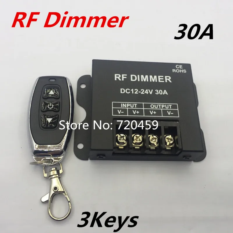 Радиочастотный регулятор яркости, 3Key DC12-24V 30A, одноканальный светодиодный регулятор яркости для одноцветных световых полос 5050 3528
Радиочастотный регулятор яркости, 3Key DC12-24V 30A, одноканальный светодиодный регулятор яркости для одноцветных световых полос 5050 3528