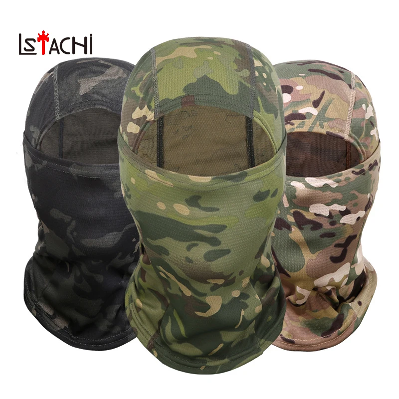 LSTACHi 3D охотничья камуфляжная головные уборы Балаклава маска для лица военная