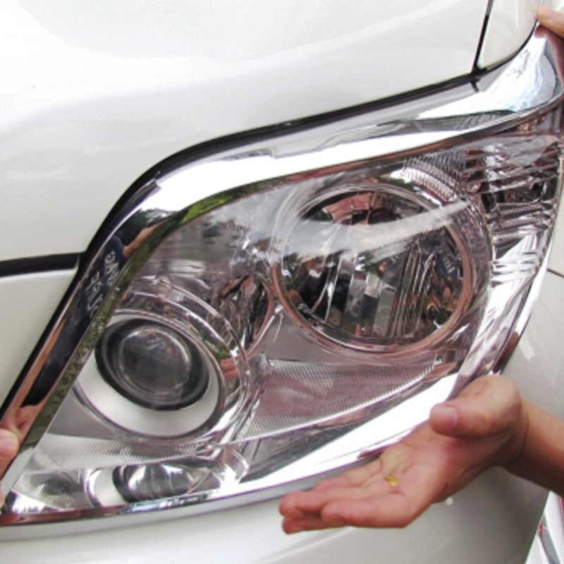 For Toyota Prado 2010 2011 2012 2013 ABS Chrome Front Headlight Eyebrow Strips Headlamp Decoration Cover Trim Car Accessories
For Toyota Prado 2010 2011 2012 2013 ABS Chrome Front Headlight Eyebrow Strips Headlamp Decoration Cover Trim Car Accessories