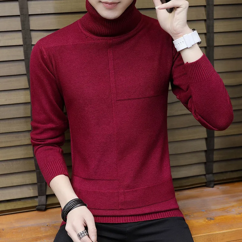 2018 New Autumn Winter Warm Sweater Men's Turtleneck Solid Color Casual Sweater Men's Slim Fit Knitted Pullovers
2018 New Autumn Winter Warm Sweater Men's Turtleneck Solid Color Casual Sweater Men's Slim Fit Knitted Pullovers