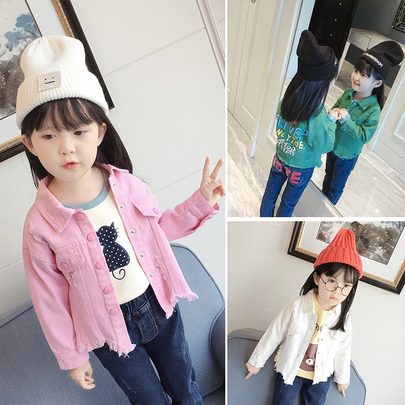 2017 Boys Girls Spring Fall Denim Jacket Cotton Printed Hole Jean Coat Children Kids Cardigan Outfits
2017 Boys Girls Spring Fall Denim Jacket Cotton Printed Hole Jean Coat Children Kids Cardigan Outfits