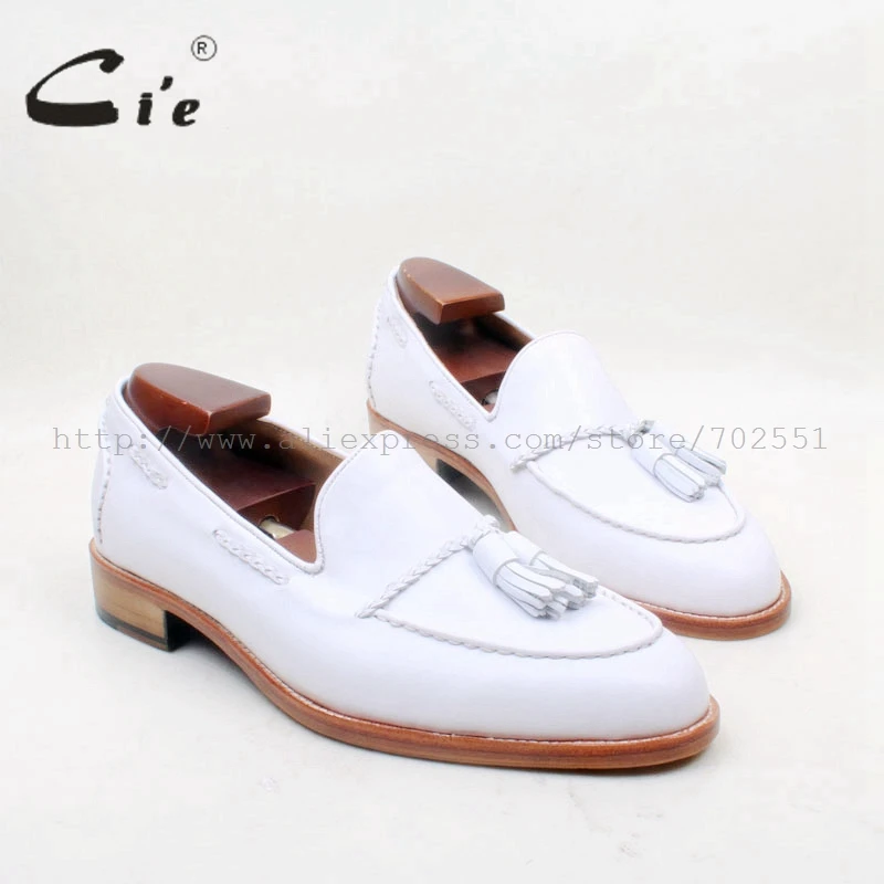 cie Round Toe 100% Genuine Leather Outsole Bespoke Adhesive Craft Handmade Pure White Tassels Slip-on Men's Shoe No.loafer 159
cie Round Toe 100% Genuine Leather Outsole Bespoke Adhesive Craft Handmade Pure White Tassels Slip-on Men's Shoe No.loafer 159