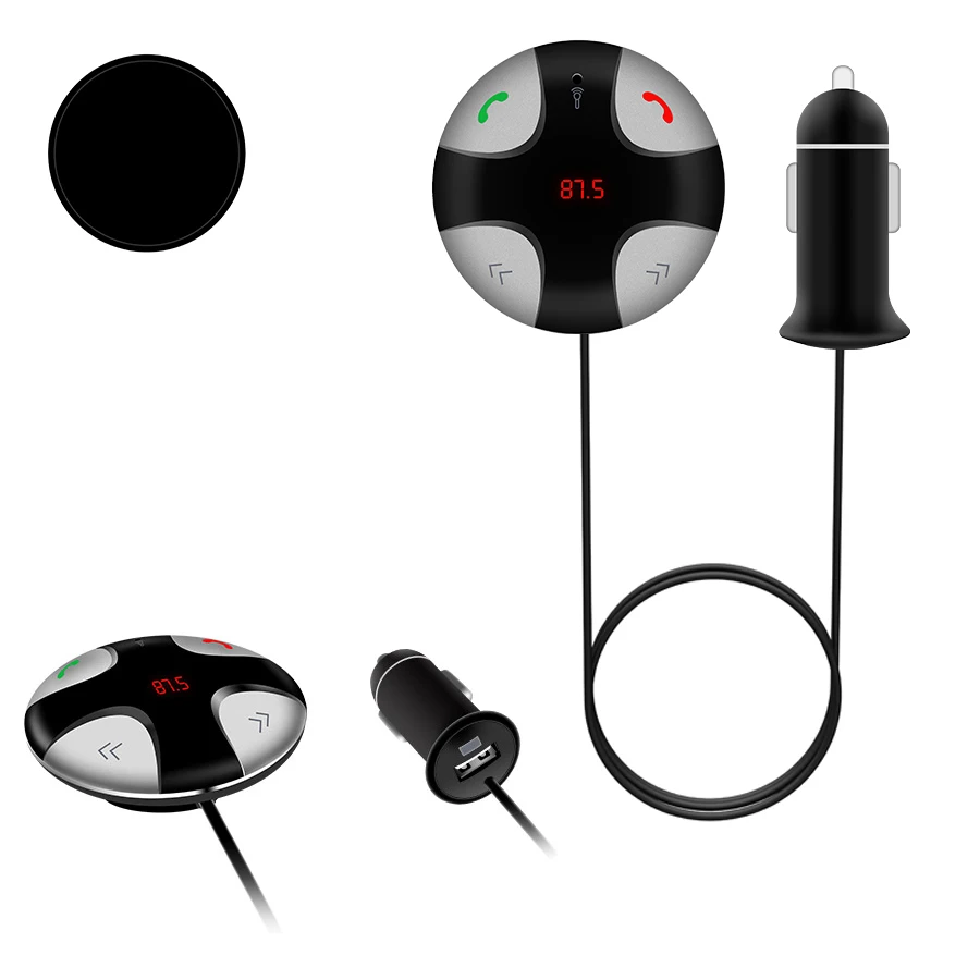 Автомобильный комплект Bluetooth FM трансмиссия автомобильный прикуриватель зарядка