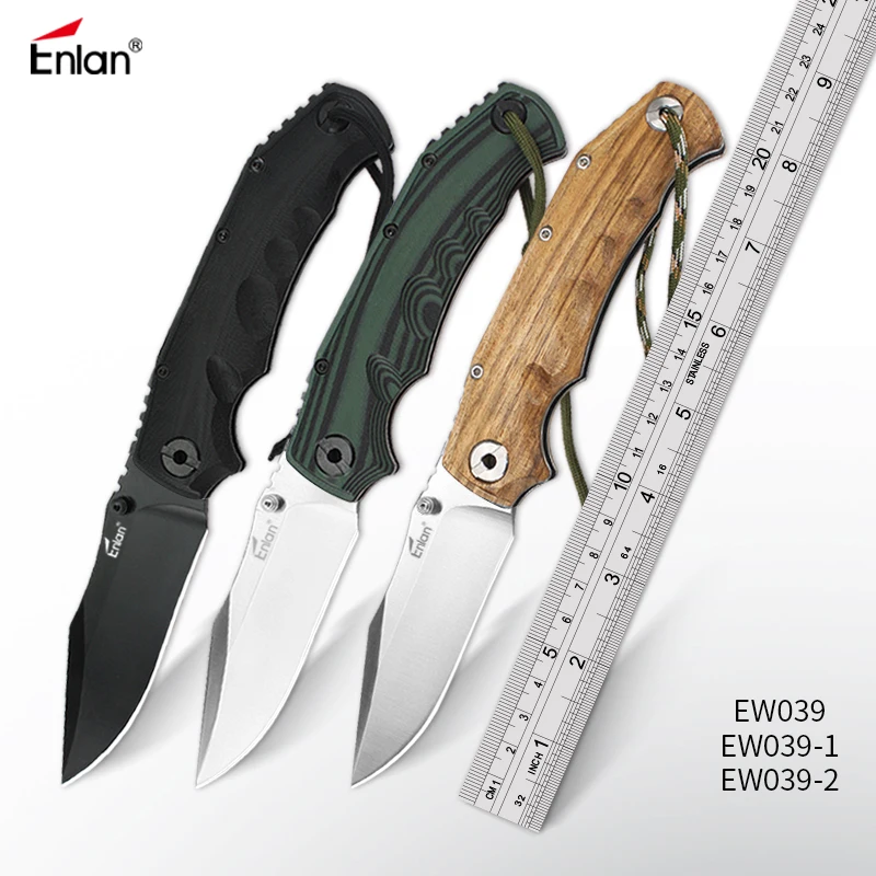 ENLAN EW039 58HRC 8Cr13mov Stainless Steel ,Outdoor Portable Pocket knife Camping Tactical Folding Knife Combat Military Knives
ENLAN EW039 58HRC 8Cr13mov Stainless Steel ,Outdoor Portable Pocket knife Camping Tactical Folding Knife Combat Military Knives