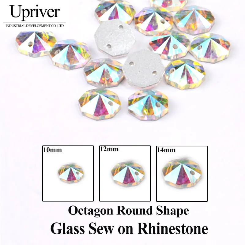 Фото Круглые прозрачные стразы Rivoli 8 мм 10 12 14 16 18 мм|crystal sew on|crystal on rhinestonesclear crystal |