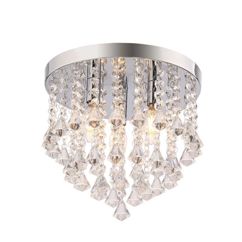(US) LED 24W 30CM Diameter 3 Bulbs Living Room/Bedroom/Dining Room Crystal Ceiling Chandelier Dropshipping
(US) LED 24W 30CM Diameter 3 Bulbs Living Room/Bedroom/Dining Room Crystal Ceiling Chandelier Dropshipping