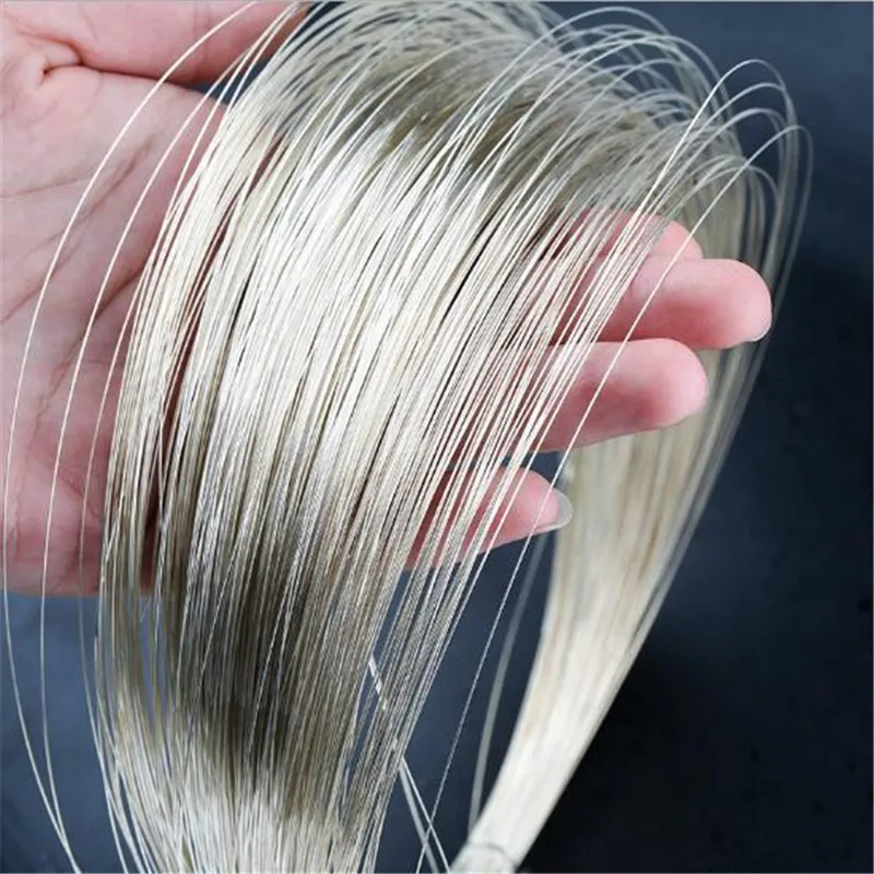 0.3/0.4/0.6/0.8/1/1.2/1.5mm 925 Sterling Silver Cord Pure Silver Wire Beading Stringing For DIY Jewelry Findings
0.3/0.4/0.6/0.8/1/1.2/1.5mm 925 Sterling Silver Cord Pure Silver Wire Beading Stringing For DIY Jewelry Findings