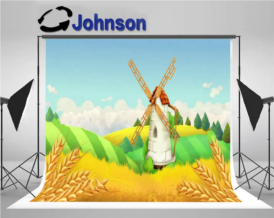 Windmill Wheat Field Landscape Cornfield backdrop High quality Computer print children kids backgrounds
Windmill Wheat Field Landscape Cornfield backdrop High quality Computer print children kids backgrounds