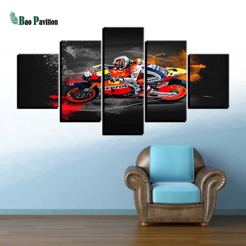 Painting Wall Art Poster Modular 5 Panel Racing Motorcycle Abstract Framework Canvas Pictures For Living Room Home Decor
Painting Wall Art Poster Modular 5 Panel Racing Motorcycle Abstract Framework Canvas Pictures For Living Room Home Decor
