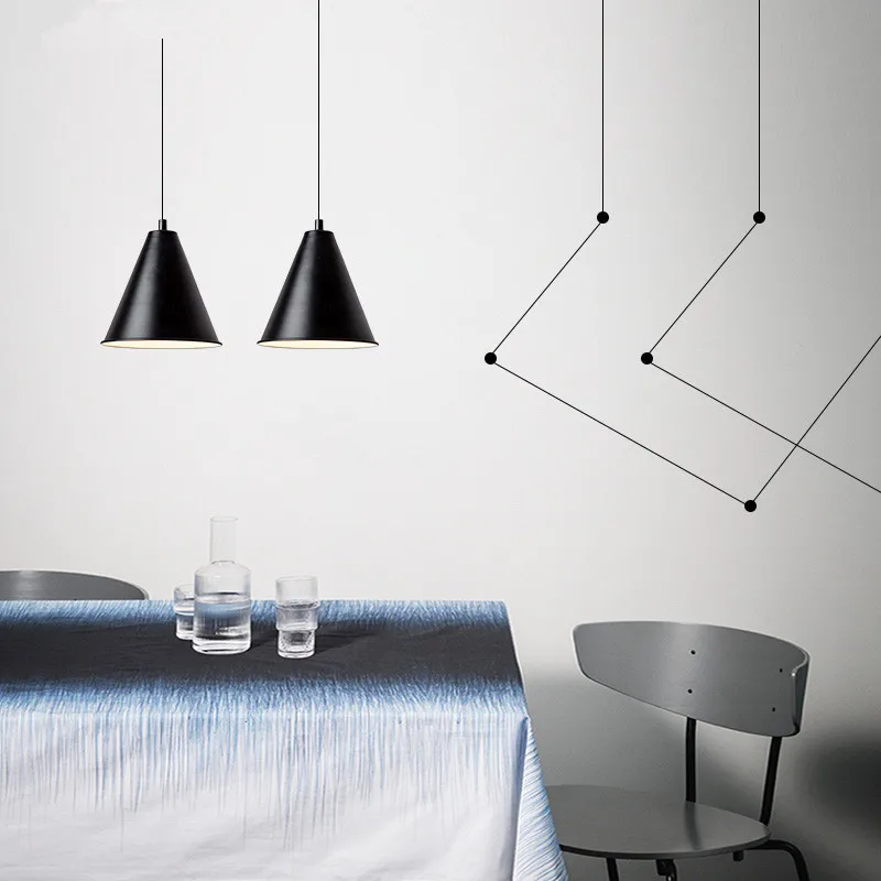 Modern LED geometric pendant lamp line black pendant lights wall hanglamp Scandinavian creative art suspension light fixtures
Modern LED geometric pendant lamp line black pendant lights wall hanglamp Scandinavian creative art suspension light fixtures
