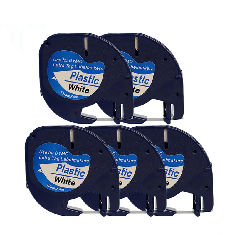5 pcs/lot Free shipping dymo letratag plastic 91331 black on white 12mm for label printer dymo LT
5 pcs/lot Free shipping dymo letratag plastic 91331 black on white 12mm for label printer dymo LT