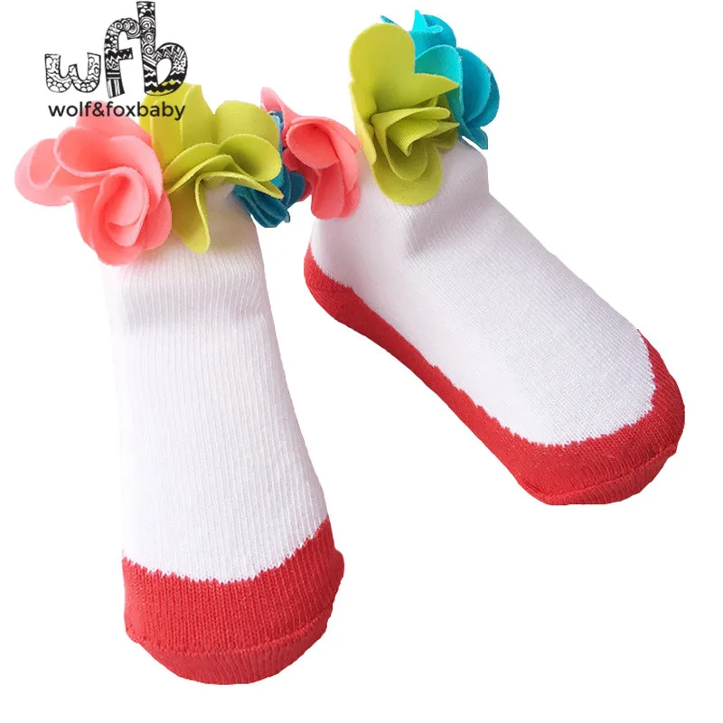 Retail 0-2 years baby color petal lace princess floor socks girl cotton spring autumn fall winter
Retail 0-2 years baby color petal lace princess floor socks girl cotton spring autumn fall winter