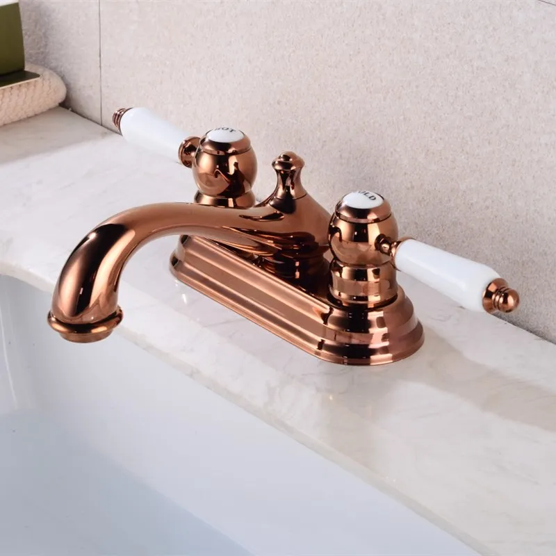 Bathroom basin brass faucet Black double handle faucet black Tap luxury Basin Mixer Hot And Cold shower room sink Faucet
Bathroom basin brass faucet Black double handle faucet black Tap luxury Basin Mixer Hot And Cold shower room sink Faucet