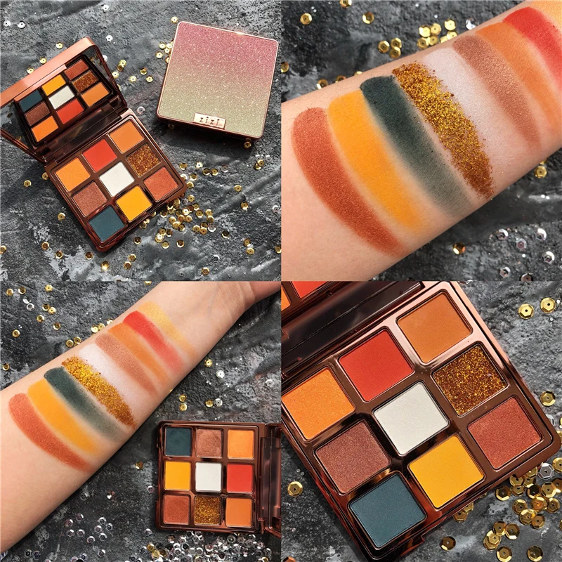Metallic Eyeshadow Pallete 9 Color Maquiagem Palette Shimmer Matte Nude Pigment Smoky Makeup Palette Cosmetic Eyeshadow Palette
Metallic Eyeshadow Pallete 9 Color Maquiagem Palette Shimmer Matte Nude Pigment Smoky Makeup Palette Cosmetic Eyeshadow Palette