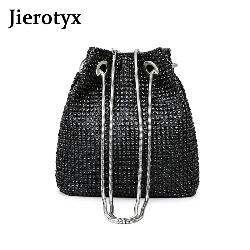 JIEROTYX Sexy Crystal Mini Crossbody Bag For Women Rhinestone Inlaid Flash Bucket Clutch Bag For Evening Party Shoulder Bag Lady
JIEROTYX Sexy Crystal Mini Crossbody Bag For Women Rhinestone Inlaid Flash Bucket Clutch Bag For Evening Party Shoulder Bag Lady