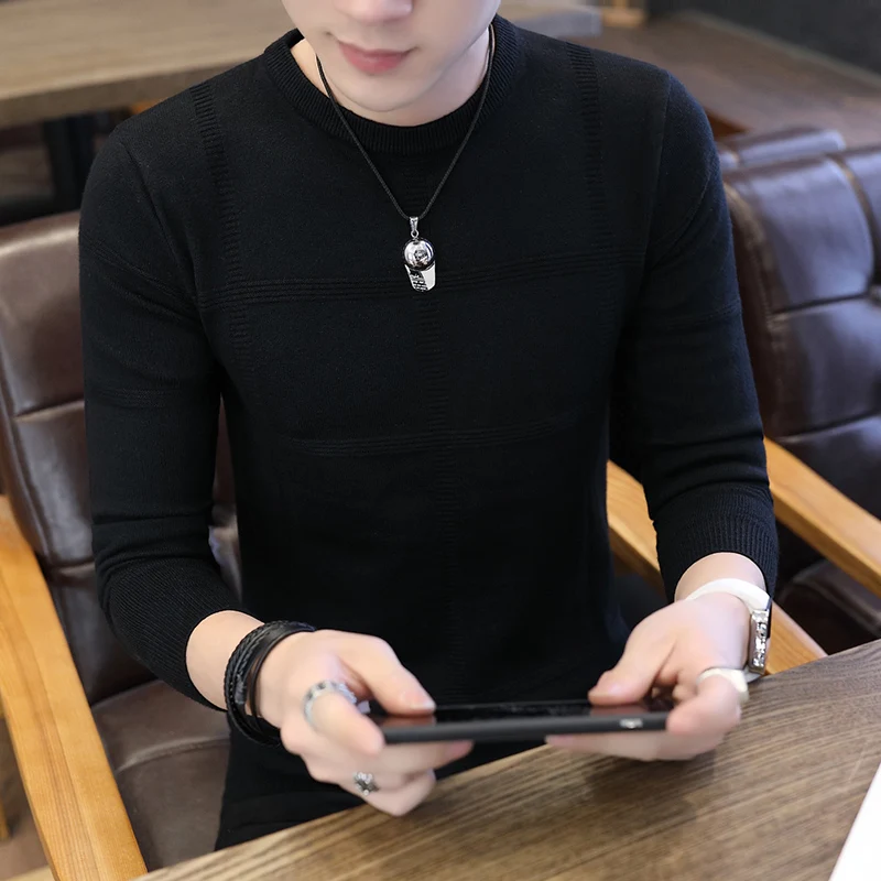 New Spring and Autumn Casual Men's Sweater O-Neck Slim Fit Knittwear youth Sweaters Pullovers bottoming shirt
New Spring and Autumn Casual Men's Sweater O-Neck Slim Fit Knittwear youth Sweaters Pullovers bottoming shirt
