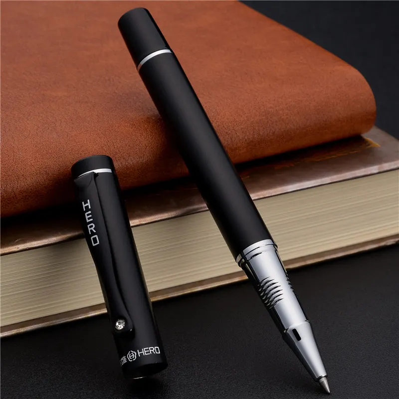 Матовый черный Бизнес ручка 0 5 мм черный/синий высококачественные чернила