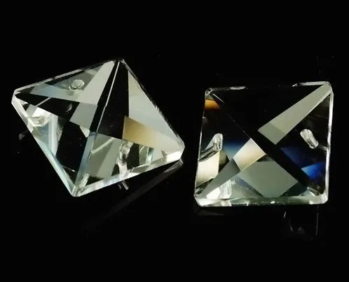 48 шт. прозрачная квадратная призма для люстры 22 х22 мм|prism leica|prism filmprism ring |