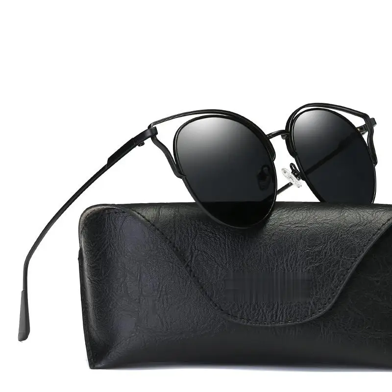 Women sunglasses Metal polarizer dazzle colour fashion reflective sunglasses Round glasses prescription Custom made 874
Women sunglasses Metal polarizer dazzle colour fashion reflective sunglasses Round glasses prescription Custom made 874