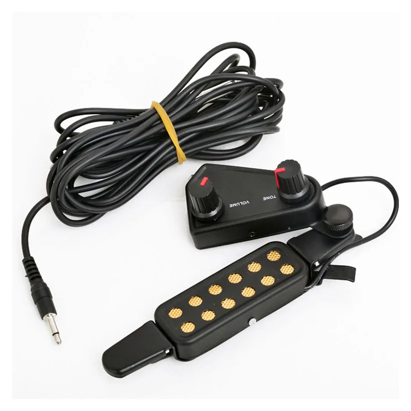 12-hole Acoustic Guitar Pickup Sound Hole Pickup Magnetic Transducer with Tone Volume Controller Audio Cable Guitar Accessories
12-hole Acoustic Guitar Pickup Sound Hole Pickup Magnetic Transducer with Tone Volume Controller Audio Cable Guitar Accessories