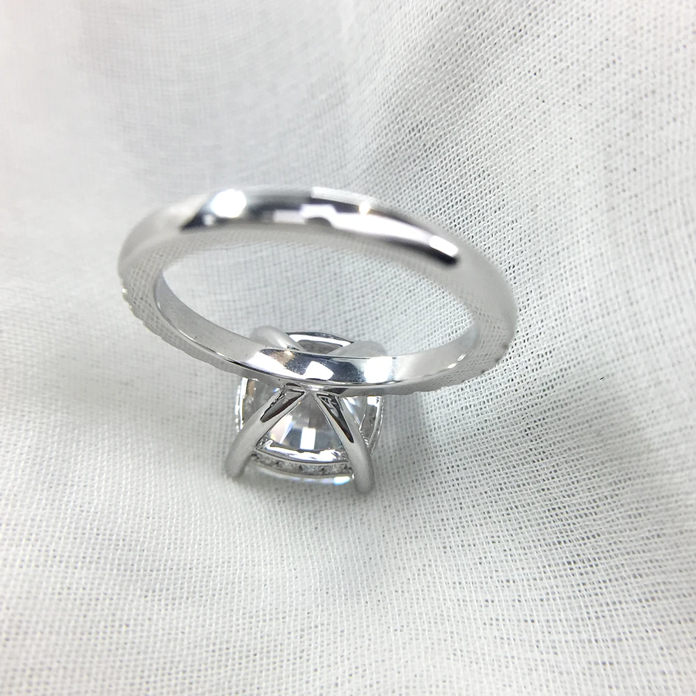 2.5 Carat ct 8mm Cushion Cut Engagement&Wedding Moissanite Diamond Ring Double Halo Ring Genuine 14K 585 White Gold
2.5 Carat ct 8mm Cushion Cut Engagement&Wedding Moissanite Diamond Ring Double Halo Ring Genuine 14K 585 White Gold