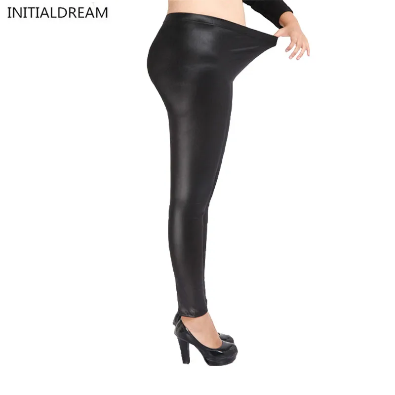 New 2020 Women High Elastic Thin Faux Leather Leggings Large Size S-5XL Imitation Leather Pants Skinny Shiny Black Plus Leggings
New 2020 Women High Elastic Thin Faux Leather Leggings Large Size S-5XL Imitation Leather Pants Skinny Shiny Black Plus Leggings