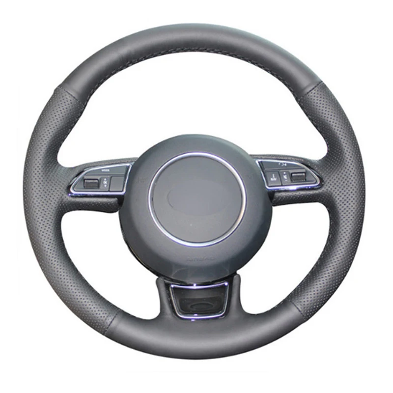 DIY Sewing-on Soft PU Leather Steering Wheel Protection Cover Exactly Fitted For Audi A1 A3 A5 A7
DIY Sewing-on Soft PU Leather Steering Wheel Protection Cover Exactly Fitted For Audi A1 A3 A5 A7