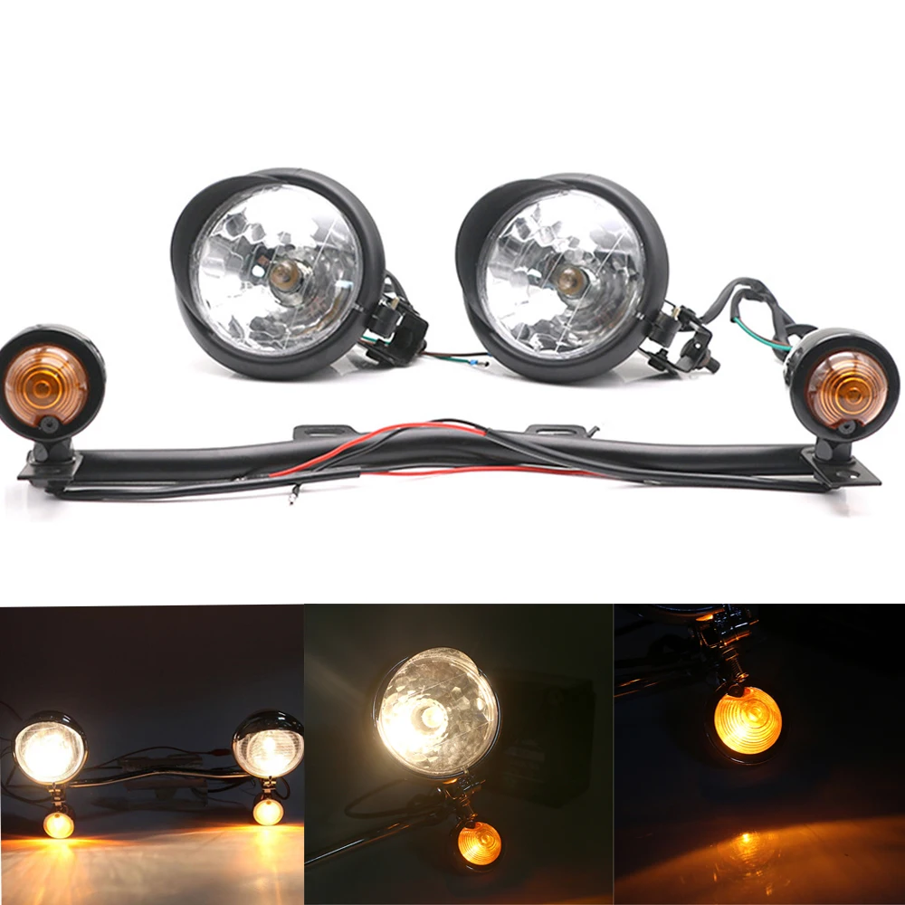 Motorcycle Driving Passing Bar Turn Signals Spot Light Fits For Honda VTX 1300 C R S RETRO Cruiser Yamaha V-Star XVS 650 1100
Motorcycle Driving Passing Bar Turn Signals Spot Light Fits For Honda VTX 1300 C R S RETRO Cruiser Yamaha V-Star XVS 650 1100