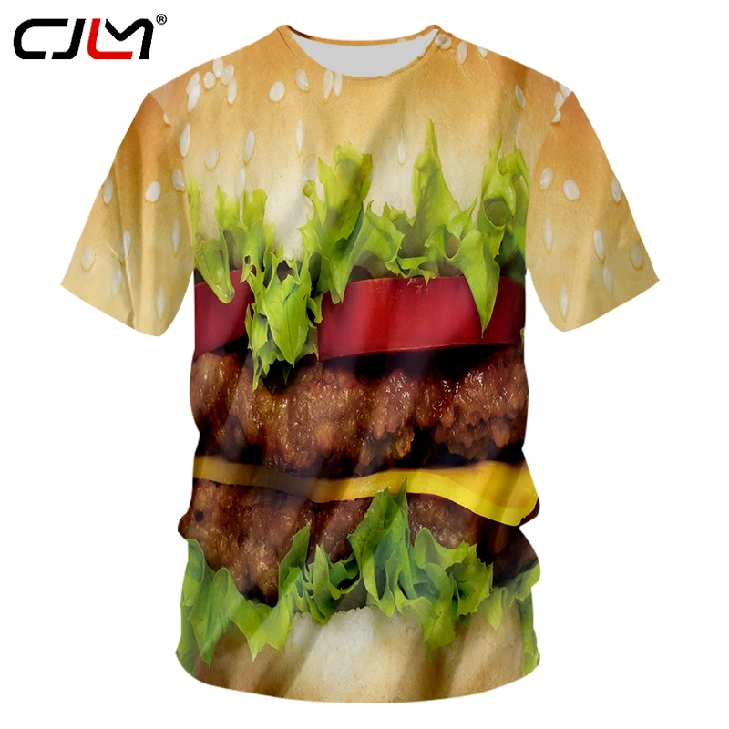 CJLM Мужская Футболка Harajuku Cheese Burger Camiseta Cheeseburger футболка с изображением гамбургера летние топы футболка с коротким рукавом 3d футболки унисекс
CJLM Мужская Футболка Harajuku Cheese Burger Camiseta Cheeseburger футболка с изображением гамбургера летние топы футболка с коротким рукавом 3d футболки унисекс