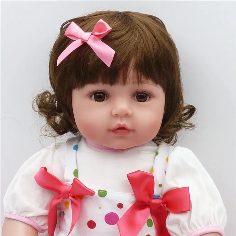 22 Inch Reborn Baby Doll Princess Girl Dolls Soft Silicone Babies Girls Lifelike Reborn Baby Doll gift munecas reborn bonecas
22 Inch Reborn Baby Doll Princess Girl Dolls Soft Silicone Babies Girls Lifelike Reborn Baby Doll gift munecas reborn bonecas