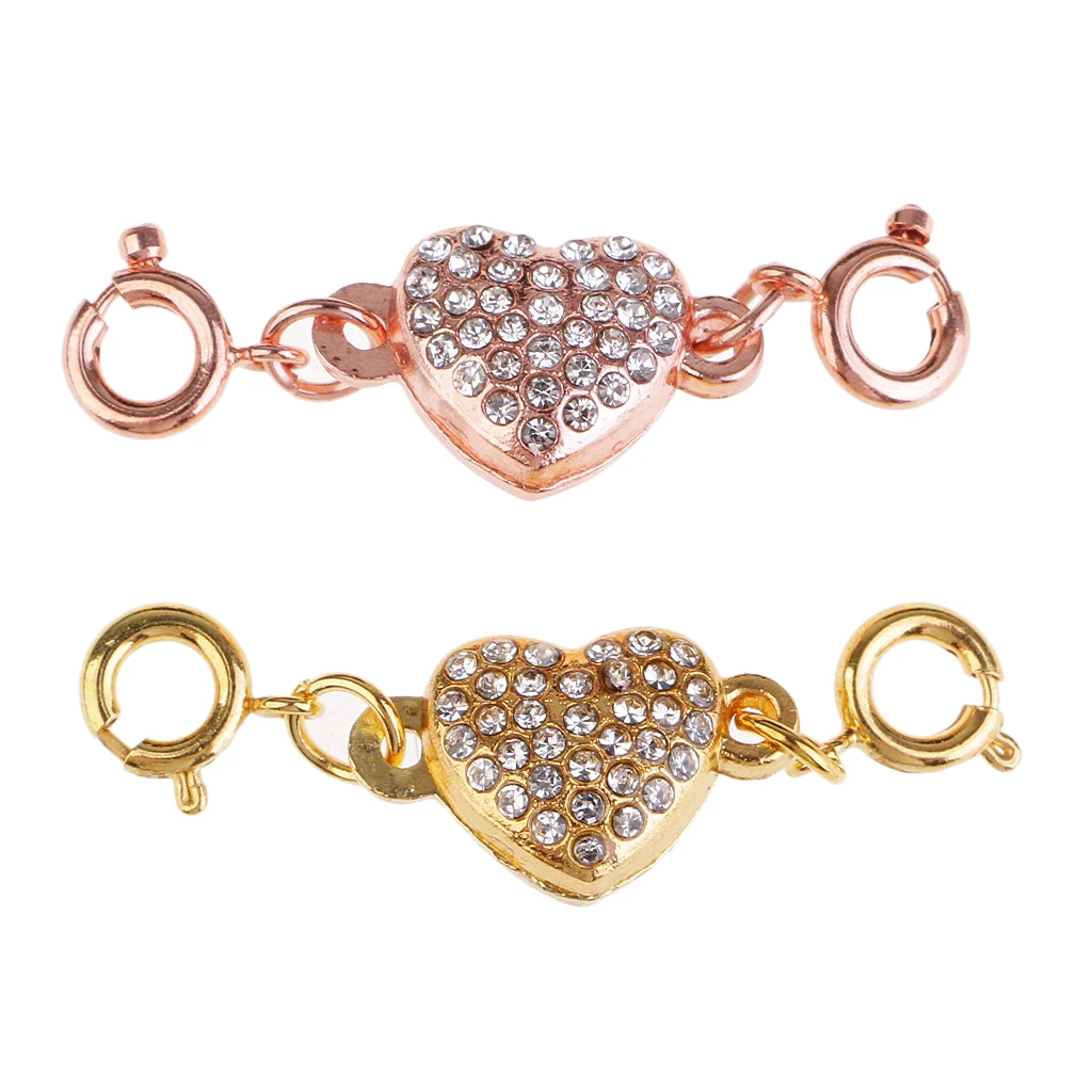 2 Sets Heart Shape Magnetic Clasps Buckle Link Locks for DIY Jewelry Making Connect
2 Sets Heart Shape Magnetic Clasps Buckle Link Locks for DIY Jewelry Making Connect