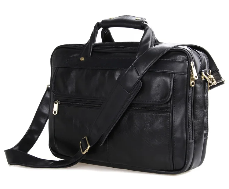 Nesitu Black Men Messenger Bag Real Skin Genuine Leather Briefcase Portfolio Mens Office Bags Business Travel Bag #M7146A
Nesitu Black Men Messenger Bag Real Skin Genuine Leather Briefcase Portfolio Mens Office Bags Business Travel Bag #M7146A