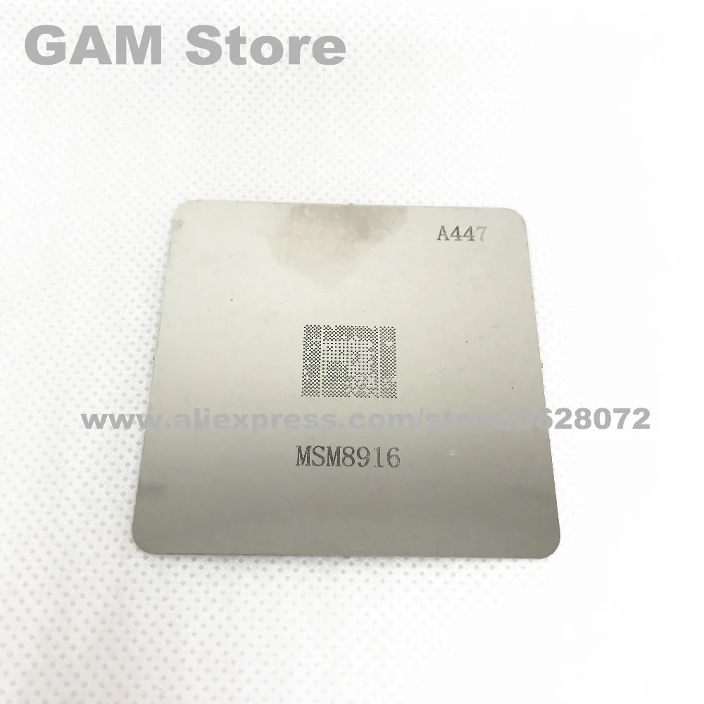 MSM8916 BGA Stencil Reballing IC Chip Pins Soldering BGA Direct Heating Template A447
MSM8916 BGA Stencil Reballing IC Chip Pins Soldering BGA Direct Heating Template A447