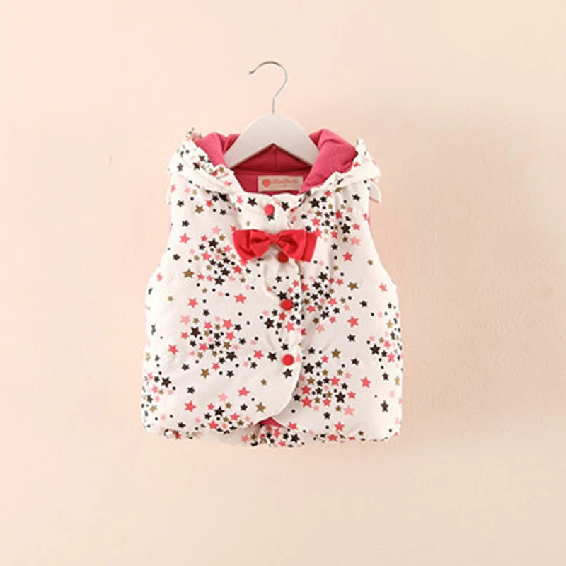 Ins Hot Winter Toddler Girls Vest Children Clothing Waistcoat Bows Star Sleeveless Girls Hooded Thick Vest ,2-8Y Kids Clothes
Ins Hot Winter Toddler Girls Vest Children Clothing Waistcoat Bows Star Sleeveless Girls Hooded Thick Vest ,2-8Y Kids Clothes