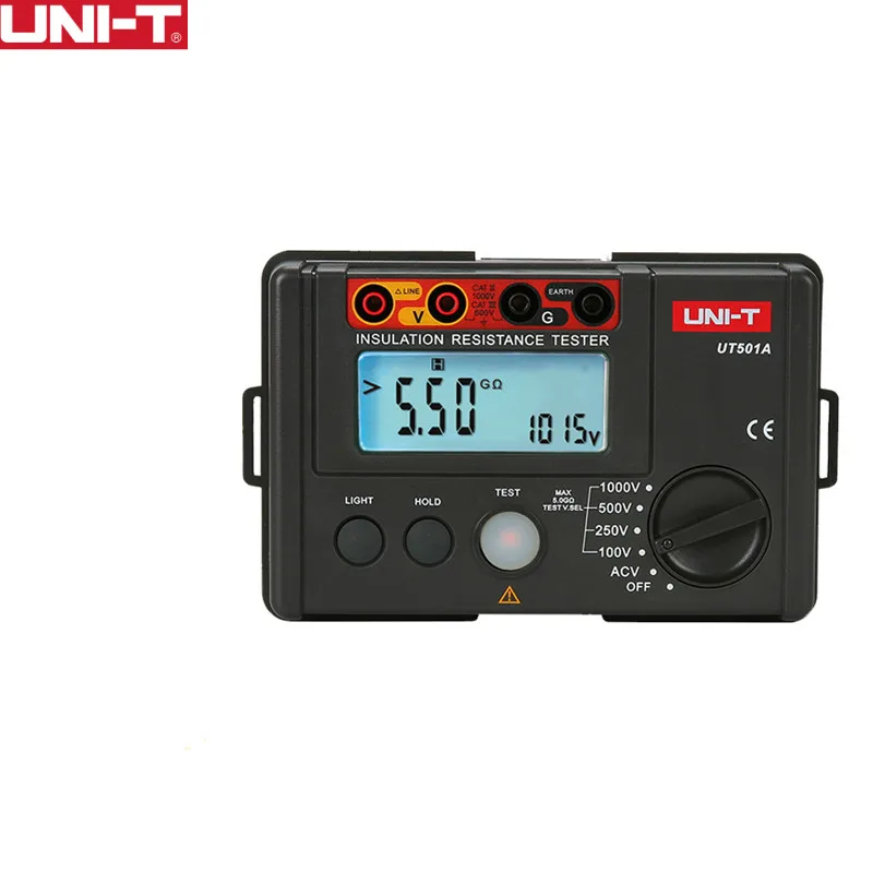 UNI-T UT501A 1000V Измеритель сопротивления заземления изоляции меггер Авто Диапазон ом тестер Мегаомметр вольтметр
UNI-T UT501A 1000V Измеритель сопротивления заземления изоляции меггер Авто Диапазон ом тестер Мегаомметр вольтметр