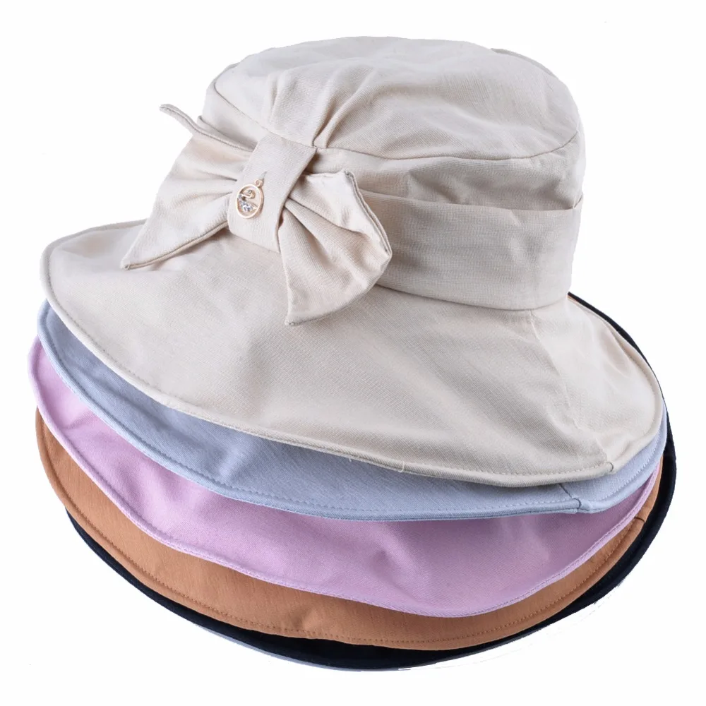 Women's Summer Cotton Sun Cap Female Solid Bow-knot Bucket Hat Outdoor Anti-UV Floppy Chapeau Beach Hats Sombreros Mujer Verano
Women's Summer Cotton Sun Cap Female Solid Bow-knot Bucket Hat Outdoor Anti-UV Floppy Chapeau Beach Hats Sombreros Mujer Verano