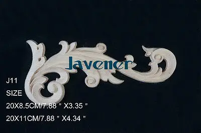 J11- 20x8.5x1cm Wood Carved Corner Onlay Applique Unpainted Frame Door Decal Working carpenter Flower
J11- 20x8.5x1cm Wood Carved Corner Onlay Applique Unpainted Frame Door Decal Working carpenter Flower