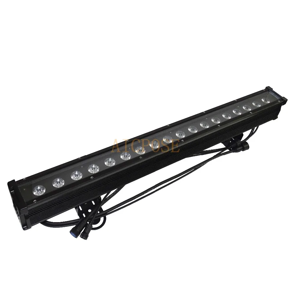 18x10 Вт RGBW 4в1 LED Бар Настенные светильники IP65 Водонепроницаемые светодиодные