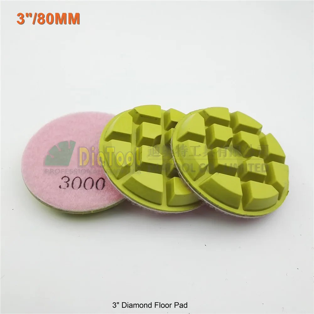 Diatool 3 шт. 80 мм Diamond пол шлифовальный диск #3000 SA622 3 "Смола Бонд алмаз пол полировки
Diatool 3 шт. 80 мм Diamond пол шлифовальный диск #3000 SA622 3 "Смола Бонд алмаз пол полировки