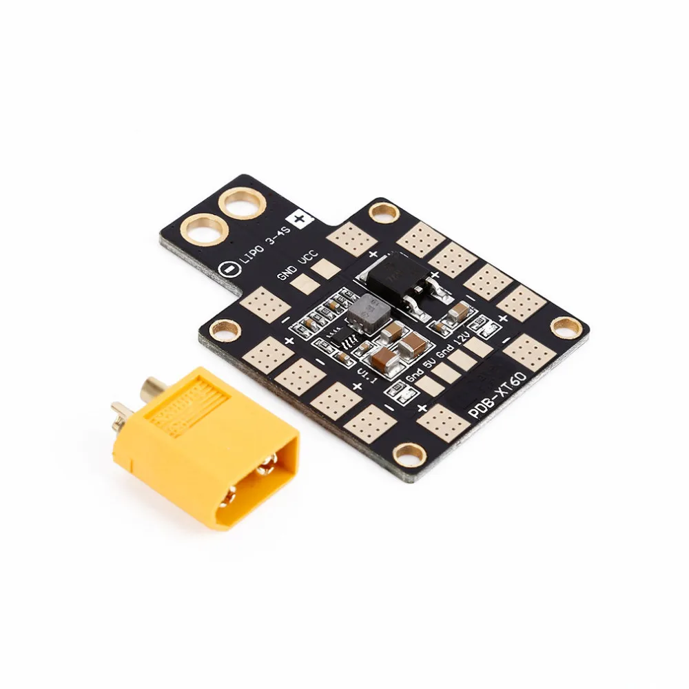 3A PDB распределительный модуль XT60 с двойным BEC 5 В/12 В для FPV дрона QAV250 180 210 H250Mini Micro Quad
