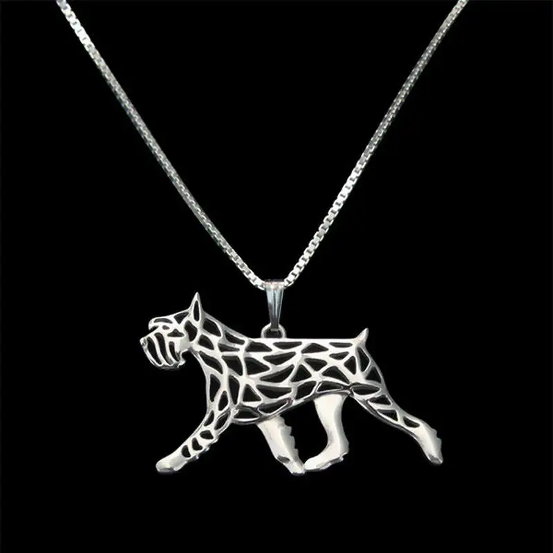 High Quality Women Hollow Pet Dog Necklaces Alloy Standard Schnauzer Movement Necklaces Drop Shipping
High Quality Women Hollow Pet Dog Necklaces Alloy Standard Schnauzer Movement Necklaces Drop Shipping
