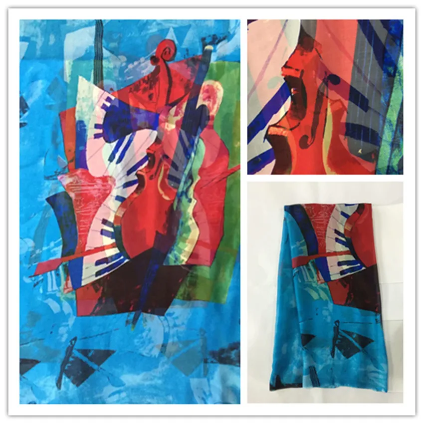 140cm Thin 100%Pure Natural Mulberry Silk Chiffon Digital Printed Blue Fabric Material Textile Sew Women Dress Scarf Cloth DS06
140cm Thin 100%Pure Natural Mulberry Silk Chiffon Digital Printed Blue Fabric Material Textile Sew Women Dress Scarf Cloth DS06