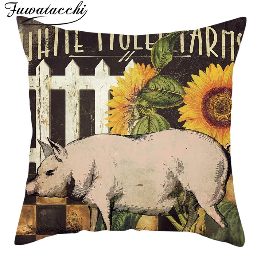 Fuwatacchi Cute Pig Cushion Cover 45X45cm Animation Style Polyester Pillow Case Home Decorative Pillows Cover For Sofa Chair
Fuwatacchi Cute Pig Cushion Cover 45X45cm Animation Style Polyester Pillow Case Home Decorative Pillows Cover For Sofa Chair