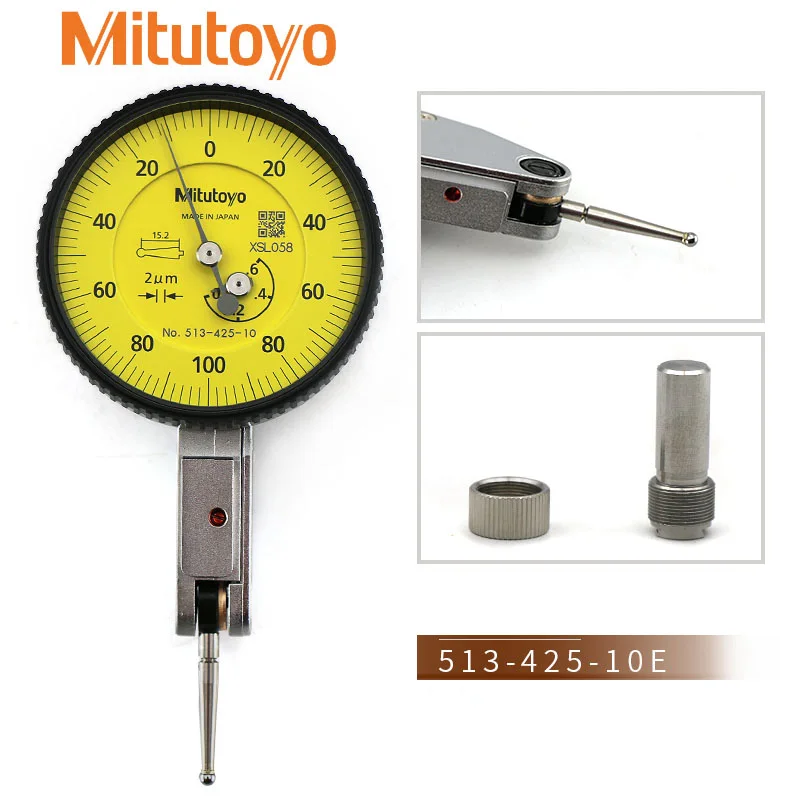 Оригинальный MITUTOYO 513-425-10E фотографический диапазон 0,6 мм/0,002 0-100-0, индикатор рычага, сделано в Японии, индикаторы циферблата
Оригинальный MITUTOYO 513-425-10E фотографический диапазон 0,6 мм/0,002 0-100-0, индикатор рычага, сделано в Японии, индикаторы циферблата