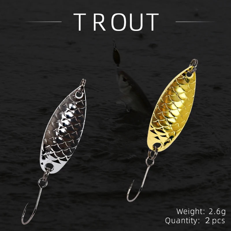 TSURINOYA Fishing Lure Spoon Hard Baits GHOST 30mm 2.6g 2/4/8pcs Trout Metal Spoon Lure Long Casting Spinner Baits Wobblers
TSURINOYA Fishing Lure Spoon Hard Baits GHOST 30mm 2.6g 2/4/8pcs Trout Metal Spoon Lure Long Casting Spinner Baits Wobblers