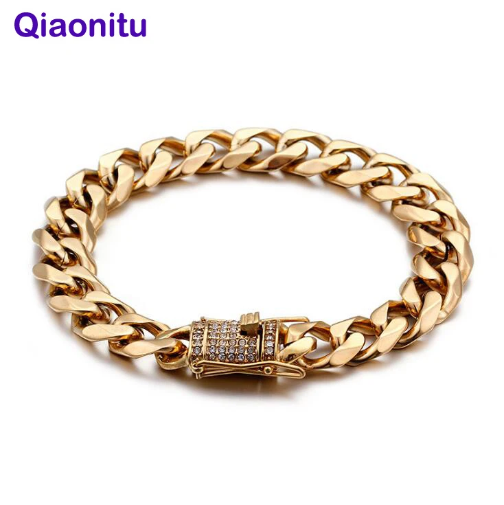 11mm/13mm/15mm Punk Cuban Link Bracelet Men Women Full Iced Out Rhinestones Box Clasp Stainless Steel Bangles Hiphop Jewelry
11mm/13mm/15mm Punk Cuban Link Bracelet Men Women Full Iced Out Rhinestones Box Clasp Stainless Steel Bangles Hiphop Jewelry
